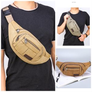 tas pinggang selempang dada sling bag waist bag kanvas C-series import