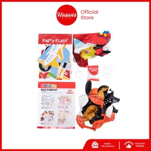 43 Pcs Set Garland Balon Latex / Paket Dekorasi Tema Mobil / Party Balon Set Garland 11 Vehicle