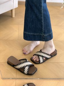 [Free Shipping] Retro-Style Women’S Slip-On Sandals 2026 New Spring/Summer Collection Beach Sandals With A Bohemian Vibe And Thick Soles