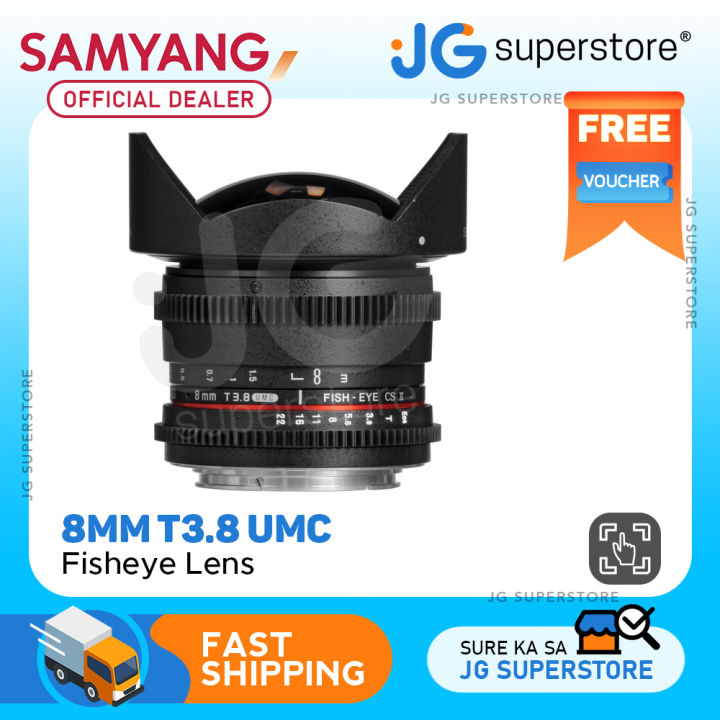 Samyang 8mm UMC Fish-Eye CS II Lens for Canon EF Mount DSLR