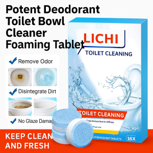 Potent Toilet Bowl Cleaning Foam Powerful Descaling Sterilization Toilet Flush Deodorizer 强效马桶清洁泡腾片