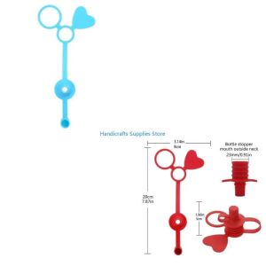 Kirilgu 4Pcs Portable Silicone Bottle Cap Leak Proof Bottles Top Spout Adapter NoSpill 9Y3K6