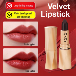 Black Luxurious Velvet NonSticky Lipstick For All Adults Natural Brightening Waterproof Longlasting Color For Women