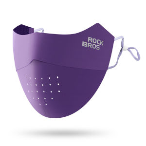 ROCKBROS Ice Silk Seamless Mask Sunscreen UV Protection Cycling Mask Breathable Adjustable Washable Face Mask