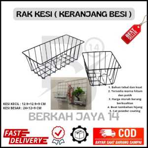 RAK KESI GANTUNG KERANJANG SATUAN UNTUK KAMAR MANDI BAHAN KAWAT BESI TEBAL WARNA HITAM DAN PUTIH HARGA MURAH BARANG BERKUALITAS PROMO DISKON TERLARIS