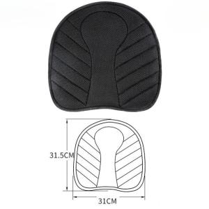 Honeycomb Gel Motorcycle Seat Cushion 3D Anti Slip Motorbike Seat Pad Comfort Pressure Relief Shock Absorption Sunscreen Cover Kusyen Motor
