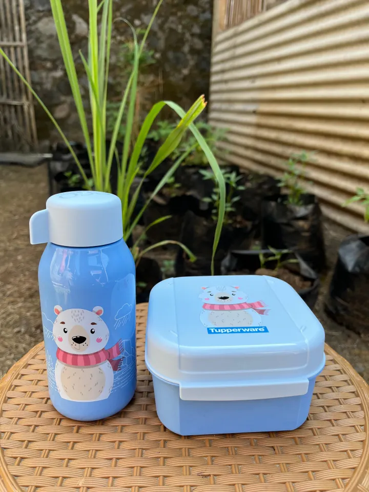 Tupperware fancy bottle 350 ml with cutie lunch box 400 ml Botol