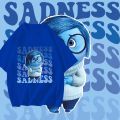 ใหม่ เสื้อ Inside Out 2 Pixar 's Movie T-Shirt ไม่จำกัดเพศ ราคาถูก ฝ้าย 100% สําหรับผู ้ เสื้อยืดผู้หญิงด้านในออก. 