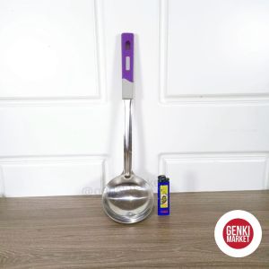 Sodet Spatula Sendok Sup Centong Soup Anti Panas Stainless Anti Karat Genki Market