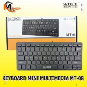 Keyboard Mini Usb M Tech MT 08 MT-08 Wired Untuk Pc Komputer Laptop
