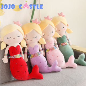 JOJO CASTLE Large Mermaid High Quality Filled Cotton Stuffed Plush Toy for Girls Princess Rag 40/60/80/105cm  Marine Life Hugging Cushion Kids Present