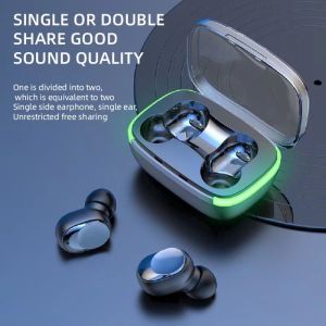 BLUETOOTH HEADSET GAMING Y60 HEADSET BLUETOOTH NIRKABEL BARU PENYUMBAT TELINGA IN-EAR PENGURANG KEBISINGAN UNTUK PRIA DAN WANITA HUAWEI APPLE VIVO XIAOMI OPPO UNIVERSAL