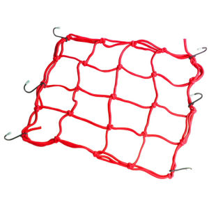 Pinph Motorcycle Cargo Net LUggage Rope General bungee loading network motorcycle helmet grid storage bungee luggage storage freight organization network(with 3 colors could be choosed)