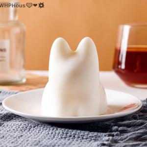 WP💓💛💖 Pudding Cat Candle Molds Silicone DIY Abstract For Making Aroma Soy Wax Handmade Soap Clay Plaster Epoxy Resin Festival Gifts