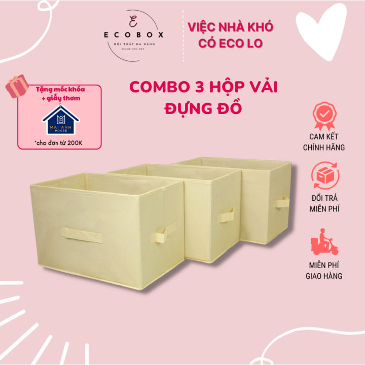 Hộp đựng quần áo 3P hộp đựng khăn tắm đồ lót đồ chơi đa năng gấp gọn ...