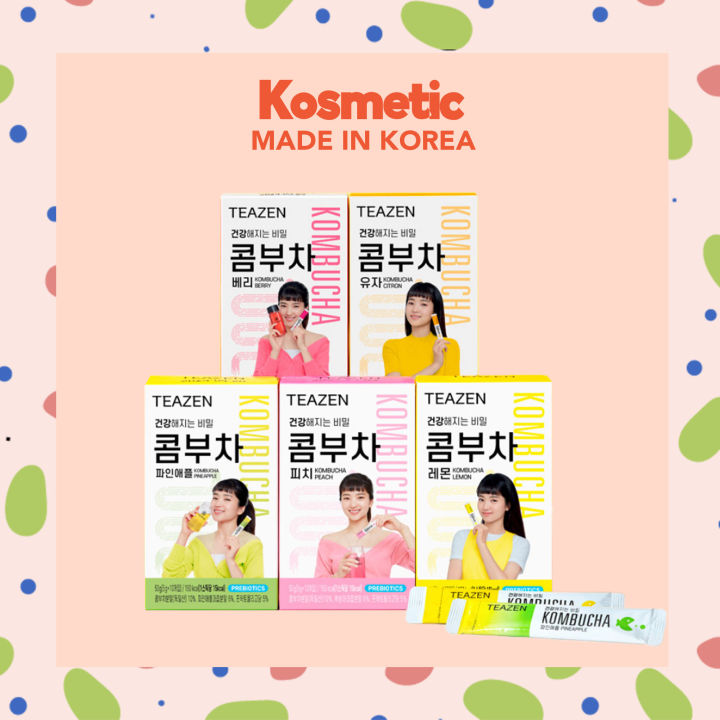 CLEARANCE SALE TEAZEN Kombucha Tea / Sparkling Fermented Powdered Mix