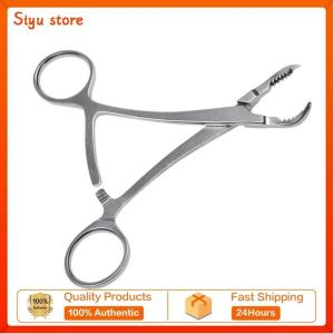 Orthopedic Resetting Pliers Curved Serrated Reduction Forceps Stainless Steel Orthopedic Pet Instrument pet