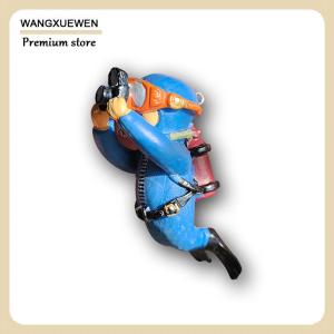 [COD] Kawaii nhựa frogman đồ trang trí hồ cá thú vị nổi trang trí mô phỏng Mini thợ lặn bể cá Phụ kiện hồ cá