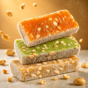 Combo 3 hộp Bánh kẹo Chè lam Thạch Xá Thạch Thất 400g - KHÔNG ĐƯỜNG - Ít ngọt - Không chất bảo quản - Đảm bảo VSATTP