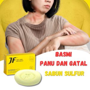 Obat Hapur Kulit Paling Ampuh Sabun Belerang Jf Sulfur Untuk Panu hapur penghilang jamur gatel2