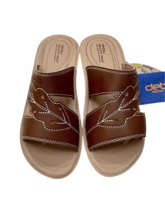 L รองเท้าเพื่อสุขภาพ รองเท้าผู้หญิง รองเท้าแตะ รองเท้าแตะแบบสวม deblu เดอบลู รุ่น BD -L2901 สีโอวัลติน น้ำตาล แทน Size 36-41