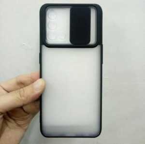 OPPO A74 4G / A95 4G SOFT CASE MACARON SLIDE CAMERA PLUS SLOT CARD HOLDER - PGC SHOP