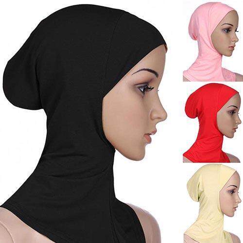 Beauty Muslim hijab Islamic Jersey turban women Black Ninja