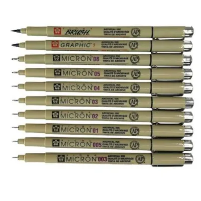 Sakura Pigma Micron Graphic pens