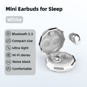 tai nghe ngủ mini GOOJODOQ Bluetooth 5.3 giảm tiếng ồn khi ngủ điều khiển cảm ứng tai nghe không dây ghép nối nhanh chế độ chờ lâu