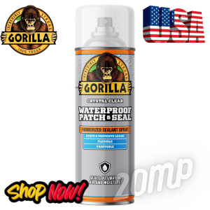 Lem Semprot GORILLA WATERPROOF PATCH AND SEAL SPRAY CLEAR USA