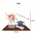 (Isi 50 Pcs) Happy Graduation Card / Kartu Ucapan Selamat Kelulusan / Wisuda Ukuran 9,5x6,3cm. 