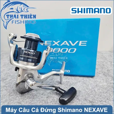 [Hàng Chính Hãng] Máy Câu Shimano Nexave 6000/8000 – Vòng Bi 4.9:1