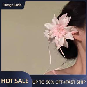 Omaga Bohemian Vacation Style Flower Hair Clips Fashion Simulation Flower Hairpin For Women Girls Sweet Hair Accessories Gifts