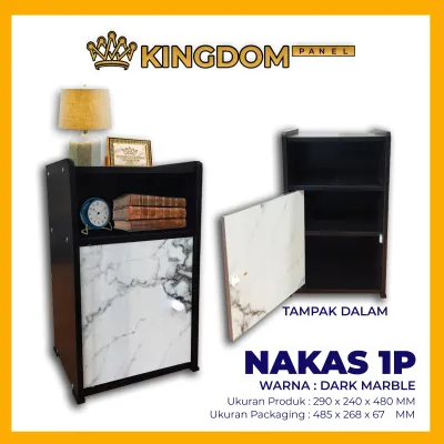 KINGDOM NAKAS BEDSIDE TABLE MEJA SAMPING NAKAS LAMPU TIDUR [PARCIL]