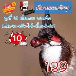 เสียงนกกรงหัวจุก ชุดที่ 25 เสียงทอง เพลงเจ็ด ควิก-จก-ควิก-ไขว้-เลี้ยว-ติ-ฝก  mp3 ความยาว 10 ชม.เสียงชัด เสียงใสกังวาน ได้ผล100%