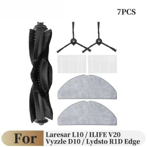 Replacement Main Side Brush Filter Mop Compatible with ILIFE V20 Robot Vacuum Cleaner Spare Parts