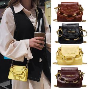 Stone pattern Mini Crossbody bags For Women Quality PU Leather Ladies Chain Designer Handbags Lock Shoulder Messenger Handbag