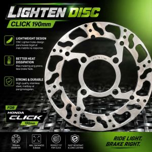 Lighten Disc Brake 190mm For Click