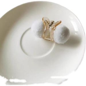 Aksesori Rambut Klip Rambut Cute Round Ball Hair Claw Hair Clip