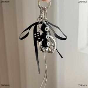 [COD] ZNPNXN Cute Creative 3D Earphones Beading Pendant Keychain Mobile Phone Chain Earphone Charm Backpack Hanging Decoration Accessories