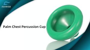 Fanwer Palm Chest Percussion Cup (Small) - Chest Physical Therapy Cup Break up Mucus Phlegm Remover Percussion Treatment for Expectoration Problem and Long-Term Bed Rest Basic Nursing Work