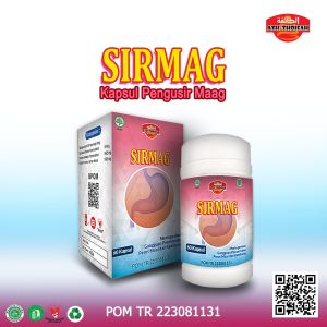 Kapsul SIRMAG Ath-Thoifah 60 Kapsul Obat Herbal Maag Asam Lambung Gerd Perut Kembung