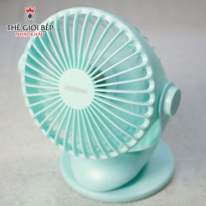 Quạt sạc Nanoco NRF5210G/NRF6219W – Công suất 5W/6W – Nhiều cấp gió – Có đèn LED –  BNK