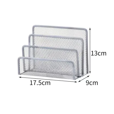 Office organizer Office supplies / stationery / fashion metal letter plug / net book letter / envelope grid file holder file box