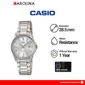 Jam Tangan Wanita Casio LTP-1183A-7A Quartz Watch Stainless Steel Strap