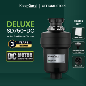 KleenGard SD750-DC In-Sink Food Waste Disposer | DC Motor Energy Saving | 0.75HP