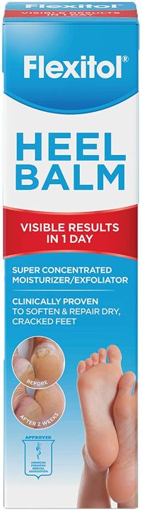 Flexitol Heel Balm Oz Tube, Rich Moisturizing Exfoliating Foot