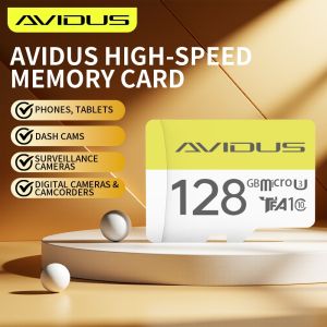 V380 PRO X AVIDUS Micro SD Card 16GB 32GB 64GB 128GB U3 TF Card For CCTV Dashcam and Action Camera  with adapter Memory Card