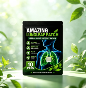 Amazing LungLeaf Patch 10Pads - LungLeaf Patch for Lung Support Ease Breathing & Maintain Respiratory Wellness cod