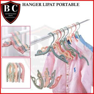 GANTUNGAN LIPAT PORTABLE TRAVEL /HANGER LIPAT GANTUNGAN BAJU SERBAGUNA